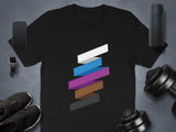 Graphic Tee, Bold Colorful Design T-Shirt, Unique Geometric Pattern Shirt, Trendy Casual Wear, Modern Fashion Statement, Art-Inspired Tee