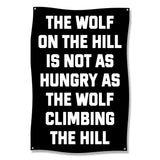 Motivational Wolf Quote Wall Art, Inspiring Gym Decor, Fitness Encouragement Poster, The Wolf On The Hill Print, Office Motivational