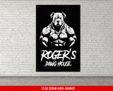 Custom Vinyl Banner | Home Gym Decor | Large Quote Wall Art | Motivational Inspirational | Your Name Custom Banner | Pitbull V2