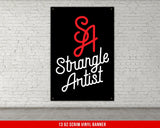 A white, checkered-patterned fabric is rolled up and secured with a gold ring, which is fastened with a gold ring.