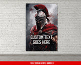 Custom Home Gym Banner - Large Personalized Quote - Home Decor - Office Workout Room Wall Art - Spartan V6