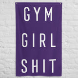 Gym Flags - Gym Sign - Home Gym Banner - Weightlifting Decor - Custom Gym Gifts For Women - Gym Girl