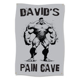 Hulk Poster, Pain Cave Banner, Gym Wall Art, Muscle Motivation, Man Cave Decor, Fitness Room Decoration, Workout Inspiration Sign