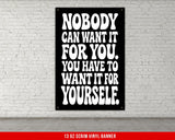 The image is a comparison of tapestry sizes, with a silhouette of a man standing next to the tapestry sizes.