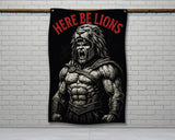 The image is a black and white advertisement for a product, likely a double-fold hem or a 2-meter-long fabric. The ad provides a size guide for the product, indicating that it is 56 inches long and 34.5 inches wide.