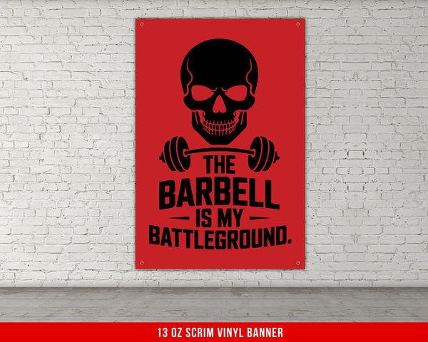 Vinyl Banner For Home Gym Decor, Weightlifting Motivational Quote, Wall Art Fitness, Powerlifting Inspirational Custom Sign