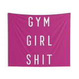 Gym Girl Shit Wall Tapestry - Gym Decor - Large Motivational Fitness - Weightlifting Art