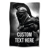 Spartan Warrior Poster, Custom Text Wall Art, Gym Decor, Motivational Print, Fitness Room Wall Hanging, Unique Gift