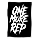 One More Rep Wall Art, Motivational Gym Decor, Fitness Poster, Workout Inspiration, Black and White Gym Sign, Home Gym Decoration