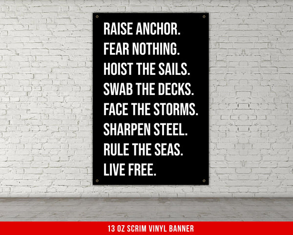 Motivational Quote Banner, Weightlifting Gym Decor, Wall Art for Fitness, Powerlifting Inspiration, Dorm Garage Gym Flag Gift