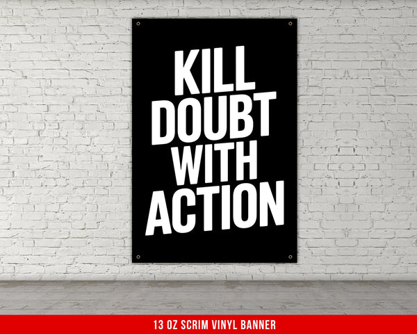 Vinyl Banner For Home Gym Decor, Motivational Quote, Weightlifting, Powerlifting, Fitness, Inspirational, Custom Gym Banners, Wall Art