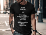 Do Lions Complain Novelty Shirt, Funny Graphic Tee, Motivational Quote T-Shirt, Casual Wear, Unique Gift Idea, Inspirational Apparel