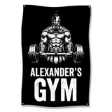 Custom Gym Banner, Personalized Fitness Decor, Home Gym Wall Art, Workout Motivation Poster, Muscle Building Decoration