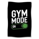 Gym Mode On Wall Art, Fitness Motivational Poster, Gym Decor for Home, Workout Inspiration Sign, Exercise Room Wall Hanging