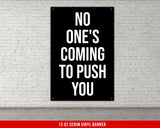 The image is a comparison of tapestry sizes, with a silhouette of a man standing next to the tapestry sizes.