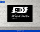 Definition Quotes Canvas Set - Home Gym Decor - Office Wall Art - Hustling Entrepreneur Inspiration