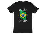 Brazilian Jiu Jitsu Shirt, Jiu Jitsu Training Tee, Brazilian Martial Arts T-Shirt, BJJ Gift, Brazil Flag T-shirt, MMA Tee