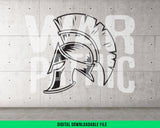 Spartan Warrior PNG SVG Bundle Motivational Fitness Quotes for Gym T-Shirts Mugs Sublimation Designs Digital Download