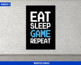 Video Game Canvas Set - Gamer Decor - Gaming Large Quote Wall Art - Boys Room Arcade - Man Cave - Kids
