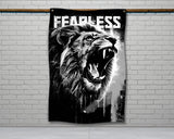 The image is a black and white advertisement for a product, likely a double-fold hem or a 2-meter-long fabric. The ad provides a size guide for the product, indicating that it is 56 inches long and 34.5 inches wide.
