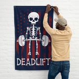 Gym Flags - Gym Sign - Custom Home Gym Banner - Gym Gifts - Weightlifting Decor - Deadlift USA