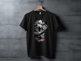 Dark Artistic Skull T-Shirt, Edgy Graphic Tee, Cool Casual Wear, Unique Halloween Shirt, Men's Streetwear, Alternative Fashion Top