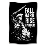 Motivational Spartan Warrior Poster, Home Gym Decor, Man Cave Wall Art, Inspirational Fitness Print, Gym Motivation Sign