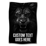Lion Wall Art, Roaring Lion Poster, Animal Decor, Motivational Art, Office Wall Art, Bold Artwork, Inspirational Decor
