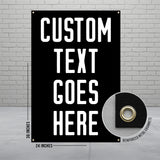 Custom Text Banner, Personalized Sign, Event Decoration, Party Decor, Indoor Outdoor Banner, Customizable Banner Sign, Custom Poster