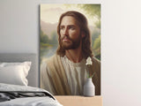Jesus Christ Portrait Painting, Christian Wall Art, Religious Home Decor, Divine Savior Spiritual Gift, Faith Art, Serene Lord Jesus.
Jesus