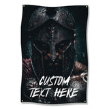 Spartan Warrior Wall Art, Gym Decor, Motivational Poster, Custom Text Poster, Fitness Room Decoration, Gym Wall Hanging