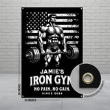Gym Wall Art, Bodybuilding Poster, Motivational Fitness Banner, Gym Decor, Weightlifting Poster, Workout Room Decoration