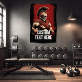 The image is a promotional graphic for a fabric product, specifically a 9 oz polyester fabric. It features a close-up view of the fabric, highlighting its properties such as dye sublimation, scratch resistance, wrinkles being free, and being washable.