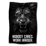 Motivational Lion Poster, Gym Wall Art, Strength Workout Decor, Fitness Motivational Print, Home Gym Inspiration, Determination Art