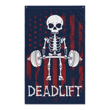 Gym Flags - Gym Sign - Custom Home Gym Banner - Gym Gifts - Weightlifting Decor - Deadlift USA