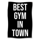 Best Gym in Town Sign, Gym Decor, Workout Motivation Wall Art, Fitness Room Poster, Home Gym Decoration, Gym Wall Hanging