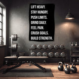 a bold statement "MADE IN THE USA" in large white letters, with a smaller American flag in the bottom right corner.